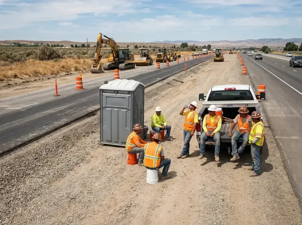 highway-road-construction-crew-007 — frequently asked questions, Porta Potty and Restroom Rentals in Meridian, CO